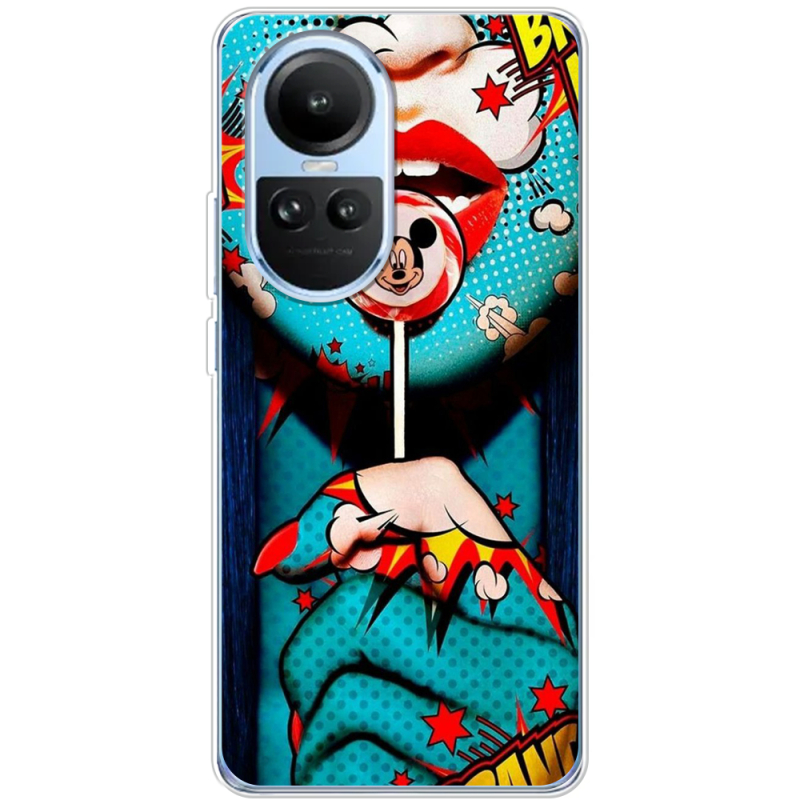 Чехол BoxFace OPPO Reno 10 Girl Pop Art