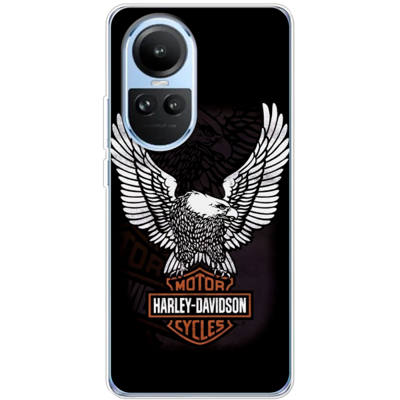 Чехол BoxFace OPPO Reno 10 Harley Davidson and eagle