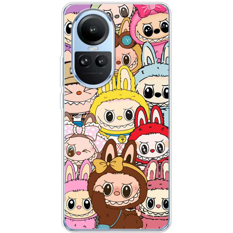 Чехол BoxFace OPPO Reno 10 Labubu