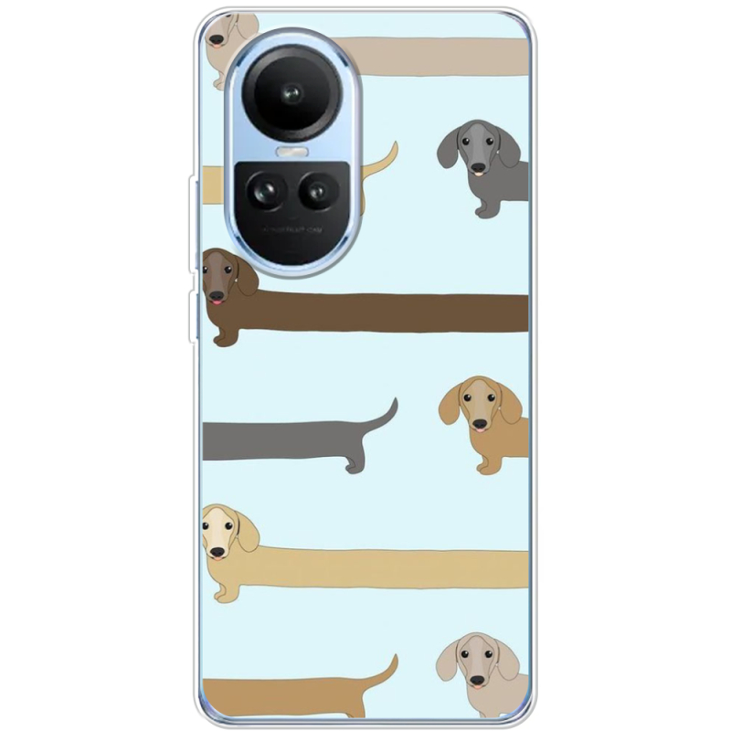 Чехол BoxFace OPPO Reno 10 Dachshund