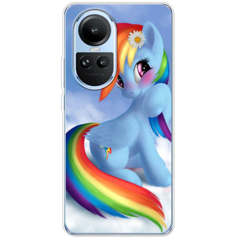 Чехол BoxFace OPPO Reno 10 My Little Pony Rainbow Dash