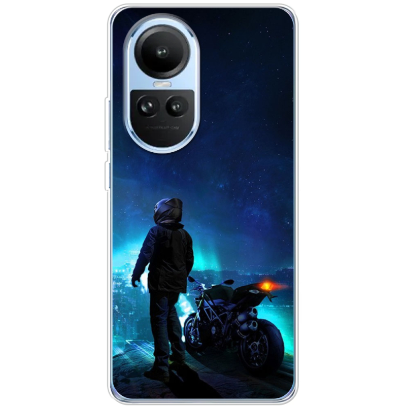 Чехол BoxFace OPPO Reno 10 Motorcyclist