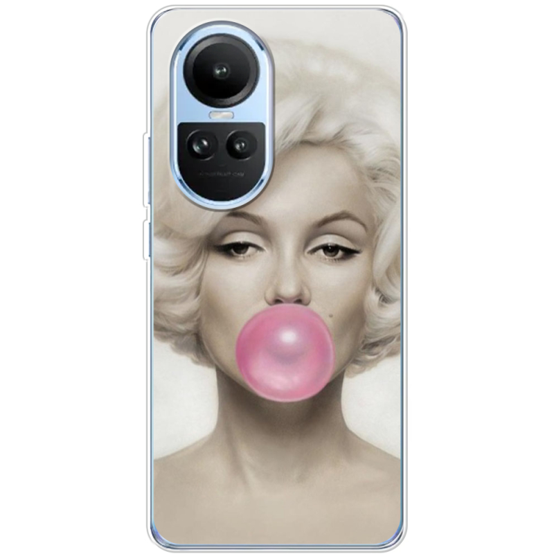 Чехол BoxFace OPPO Reno 10 Marilyn Monroe Bubble Gum