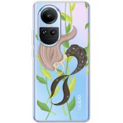 Прозрачный чехол BoxFace OPPO Reno 10 Cute Mermaid