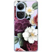 Прозрачный чехол BoxFace OPPO Reno 10 Floral Dark Dreams