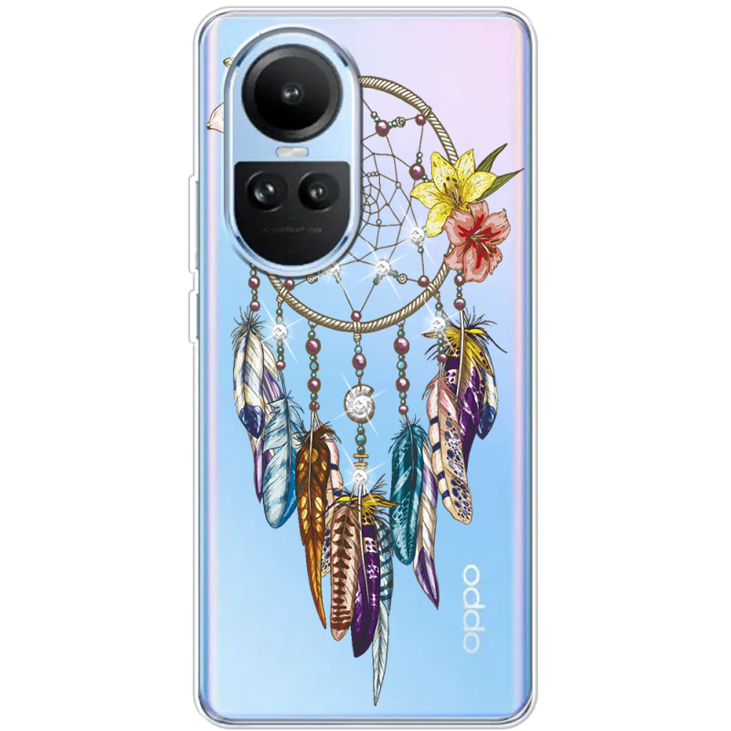 Чехол со стразами OPPO Reno 10 Dreamcatcher