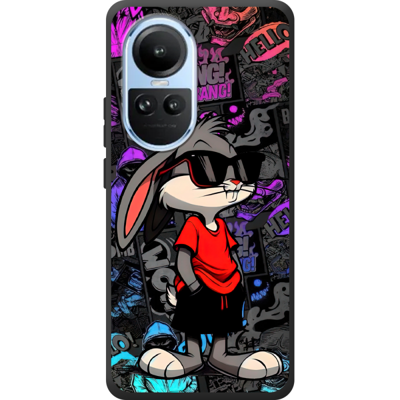 Черный чехол BoxFace OPPO Reno 10 Малий вухань