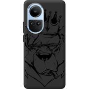 Черный чехол BoxFace OPPO Reno 10 Bear King