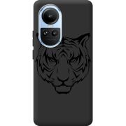 Черный чехол BoxFace OPPO Reno 10 Tiger