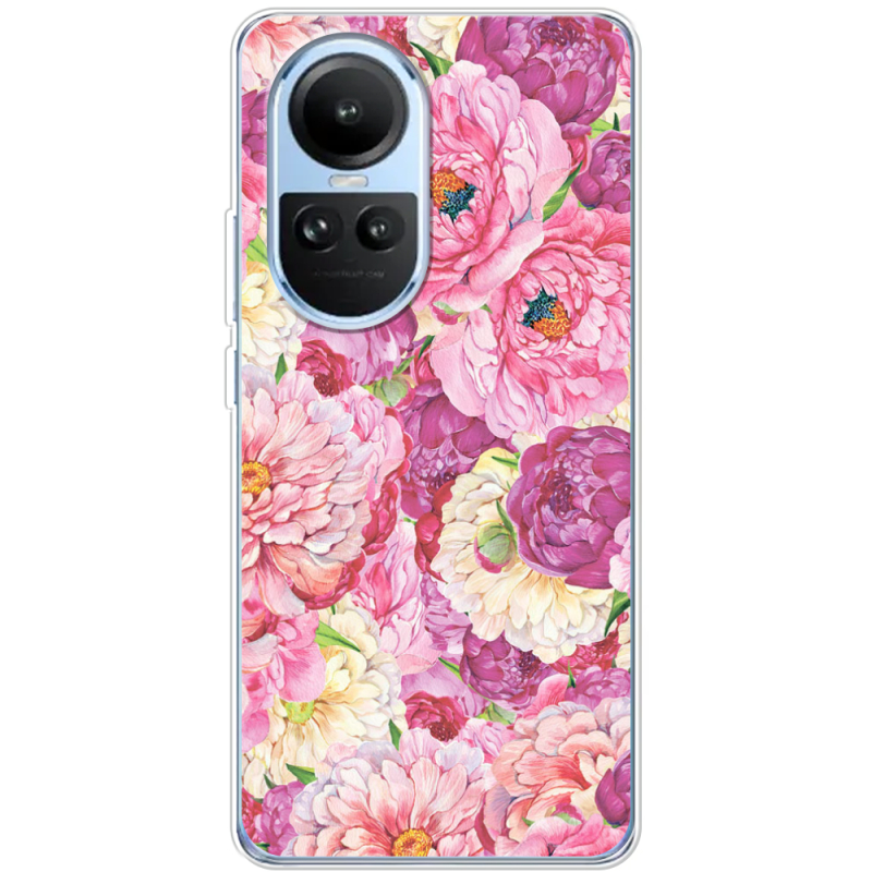 Чехол BoxFace OPPO Reno 10 Pro Pink Peonies