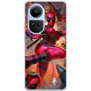 Чехол BoxFace OPPO Reno 10 Pro Woman Deadpool