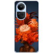 Чехол BoxFace OPPO Reno 10 Pro Exquisite Orange Flowers