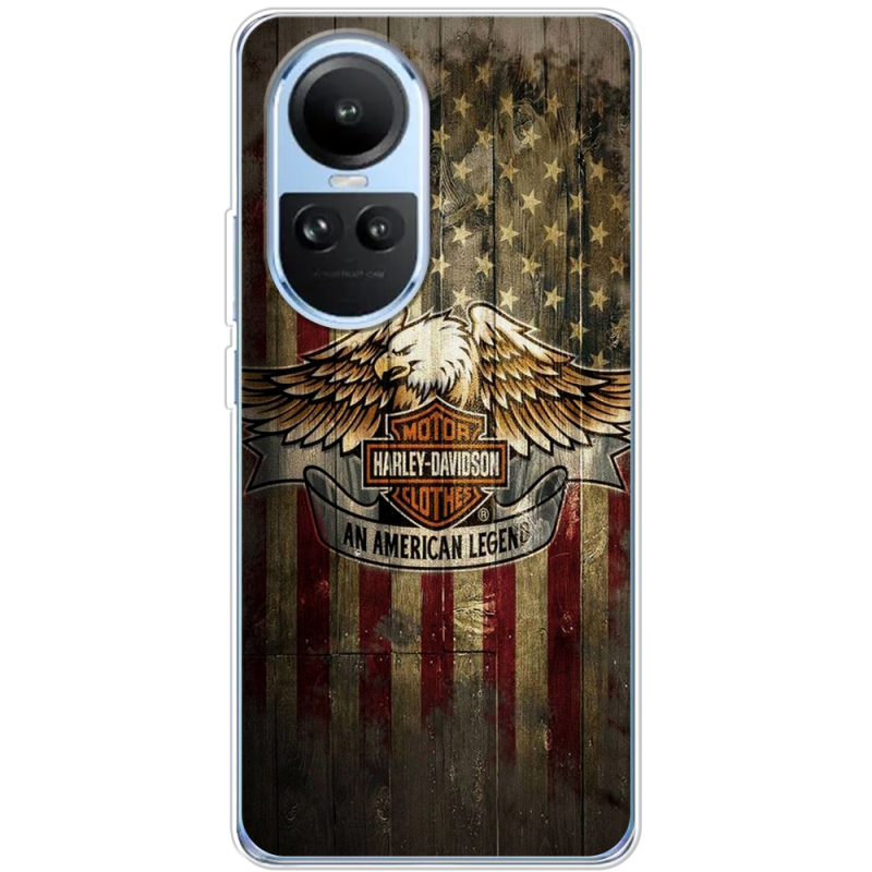 Чехол BoxFace OPPO Reno 10 Pro Harley An American Legend