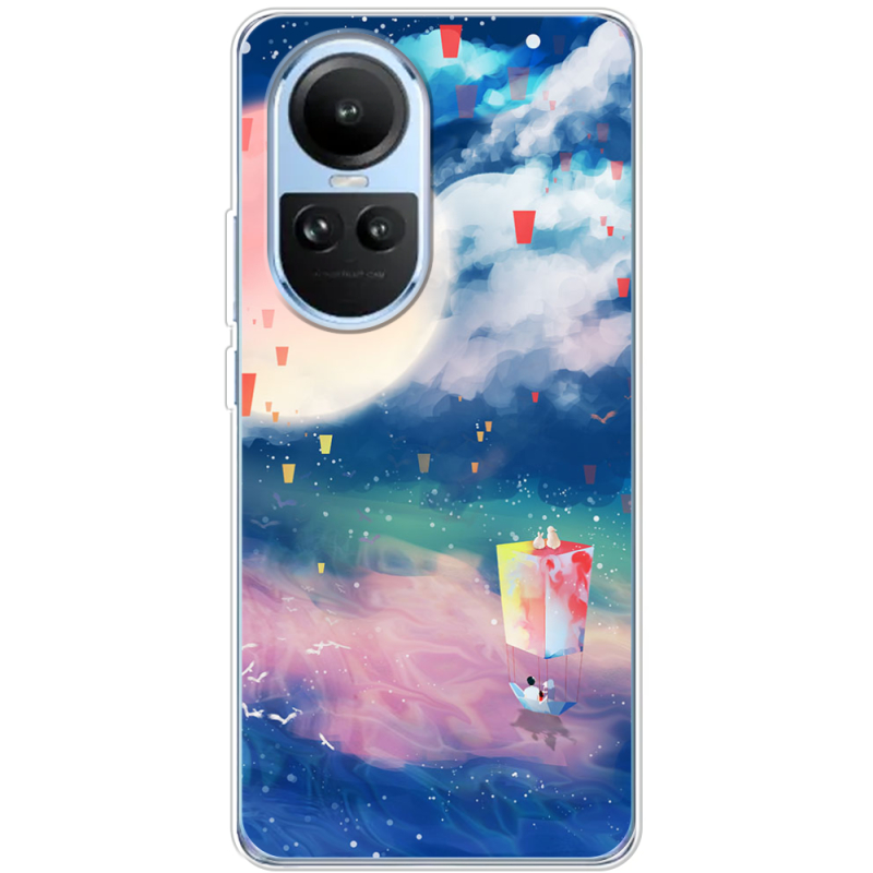 Чехол BoxFace OPPO Reno 10 Pro Sky Lanterns