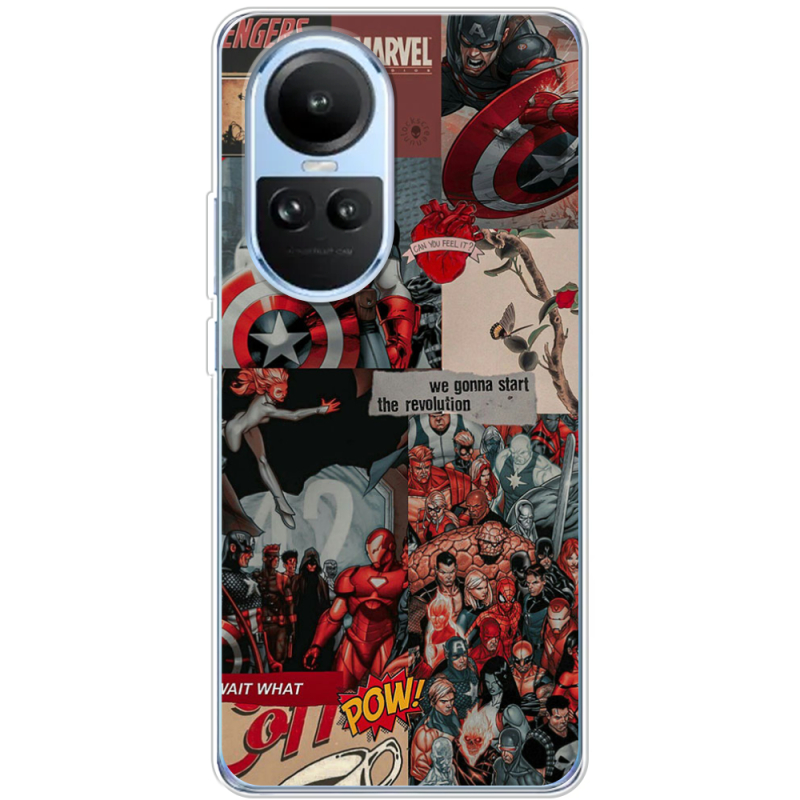 Чехол BoxFace OPPO Reno 10 Pro Marvel Avengers