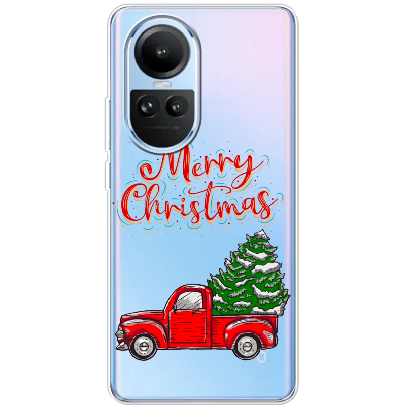 Прозрачный чехол BoxFace OPPO Reno 10 Pro Holiday Car