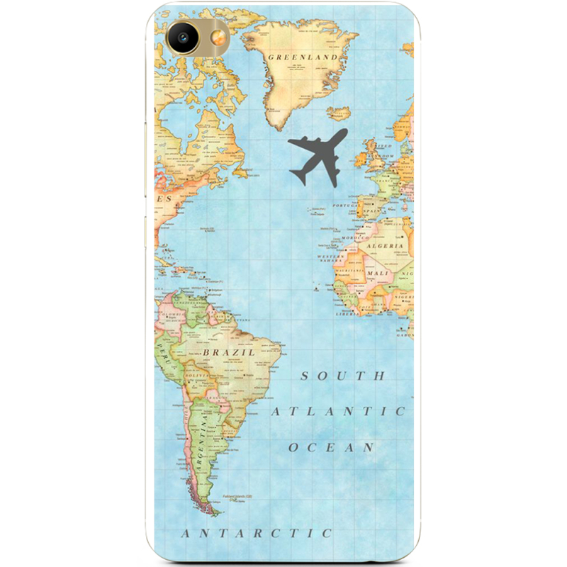 Чехол Uprint Meizu M3X Карта