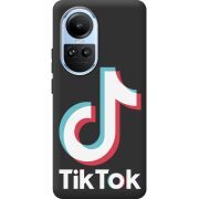 Черный чехол BoxFace OPPO Reno 10 Pro Tik Tok