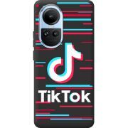 Черный чехол BoxFace OPPO Reno 10 Pro Tik Tok