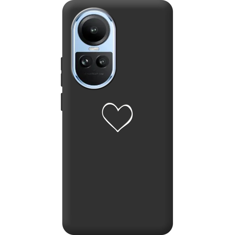 Черный чехол BoxFace OPPO Reno 10 Pro My Heart