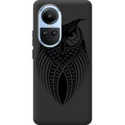 Черный чехол BoxFace OPPO Reno 10 Pro Owl