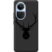 Черный чехол BoxFace OPPO Reno 10 Pro Deer