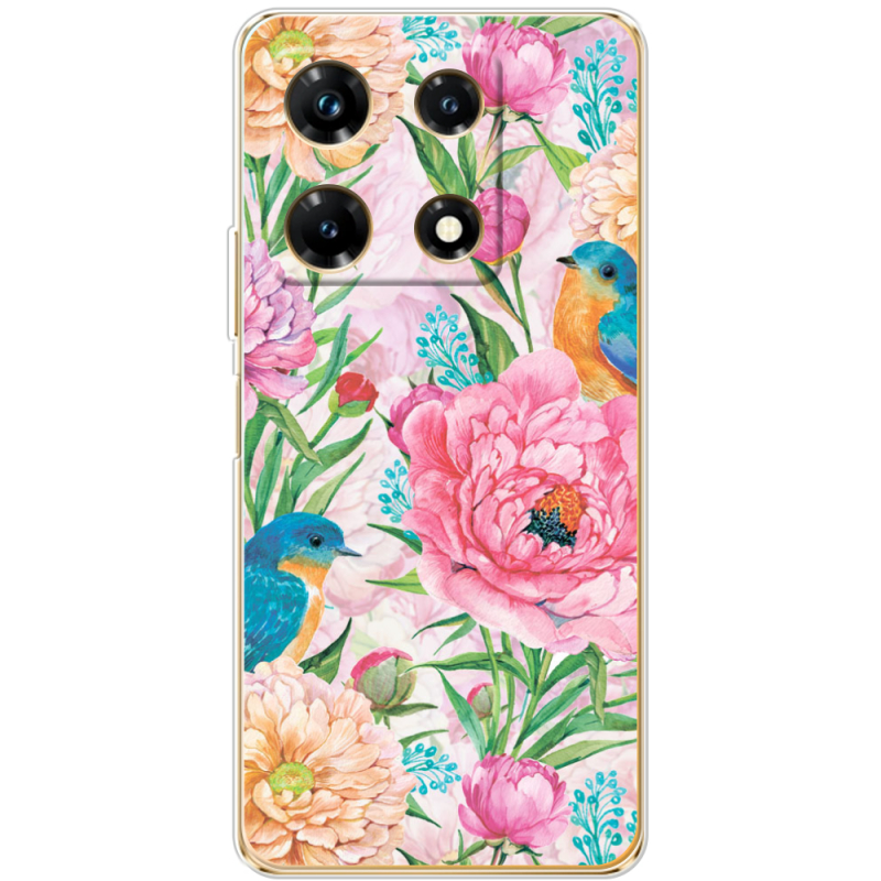 Чехол BoxFace Infinix Note 30 Pro 4G Birds in Flowers