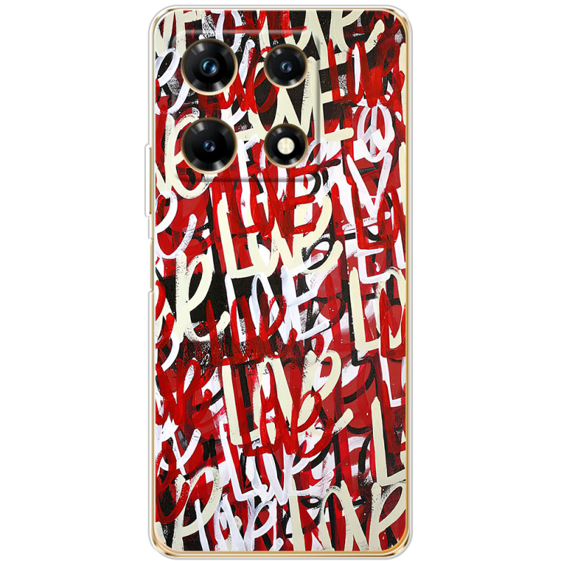 Чехол BoxFace Infinix Note 30 Pro 4G Love Graffiti