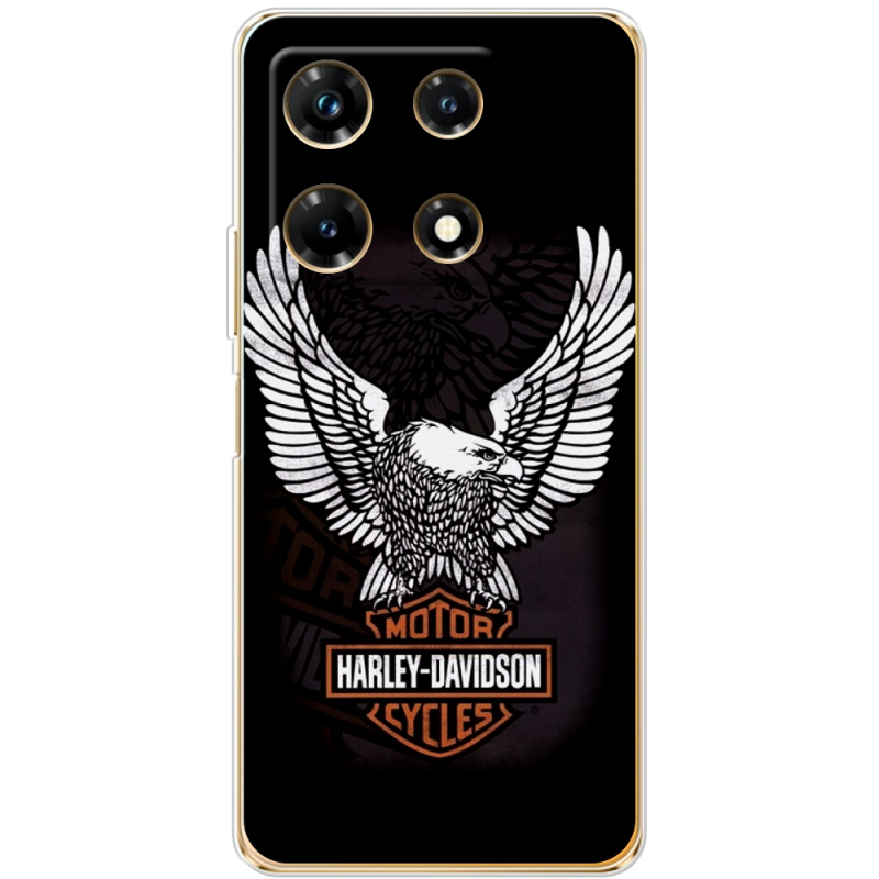 Чехол BoxFace Infinix Note 30 Pro 4G Harley Davidson and eagle