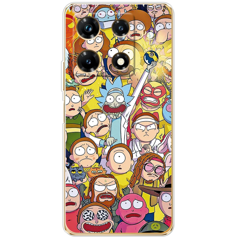 Чехол BoxFace Infinix Note 30 Pro 4G Rick and Morty