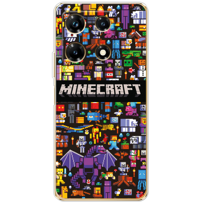 Чехол BoxFace Infinix Note 30 Pro 4G Minecraft Mobbery