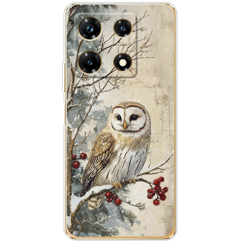 Чехол BoxFace Infinix Note 30 Pro 4G Christmas Owl