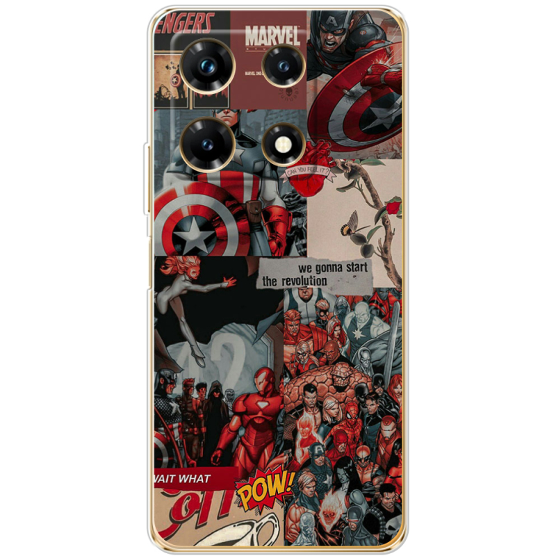 Чехол BoxFace Infinix Note 30 Pro 4G Marvel Avengers