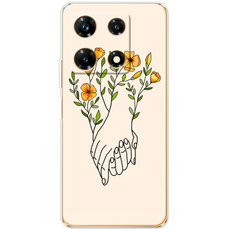 Чехол BoxFace Infinix Note 30 Pro 4G Flower Hands