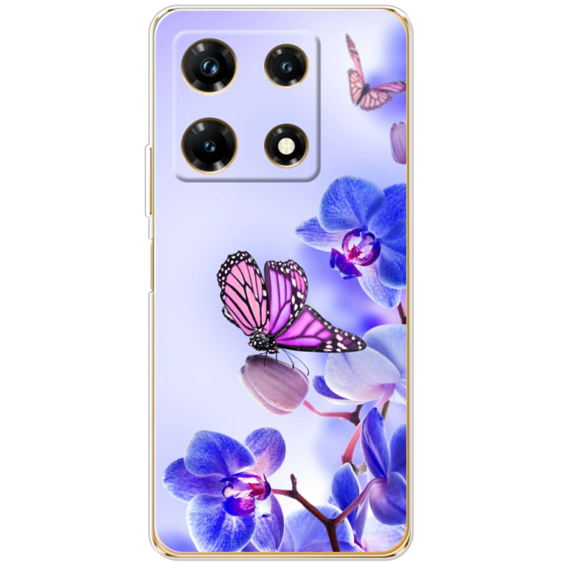 Чехол BoxFace Infinix Note 30 Pro 4G Orchids and Butterflies