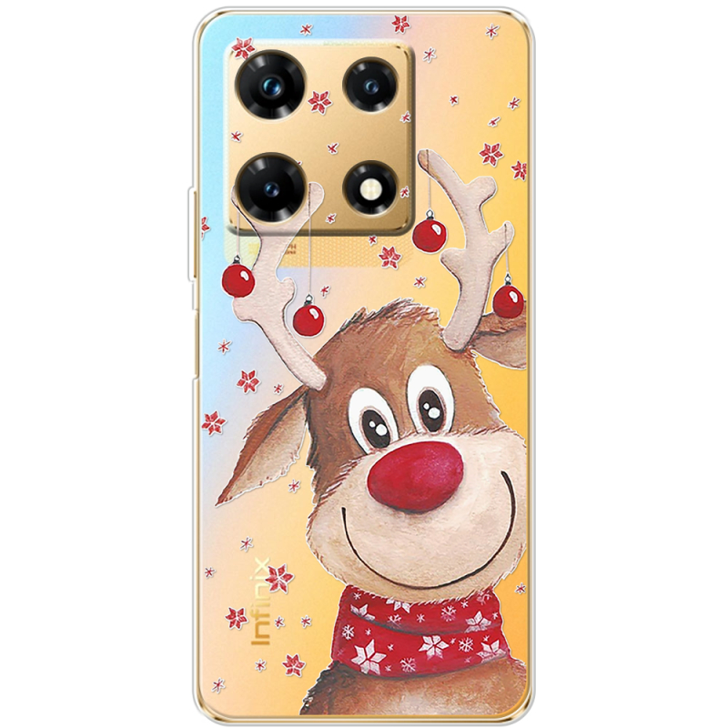 Прозрачный чехол BoxFace Infinix Note 30 Pro 4G Winter Deer