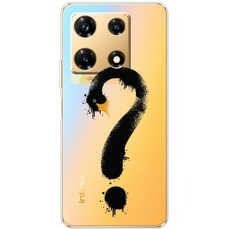 Прозрачный чехол BoxFace Infinix Note 30 Pro 4G Swan question