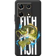 Черный чехол BoxFace Infinix Note 30 Pro 4G Fish