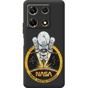 Черный чехол BoxFace Infinix Note 30 Pro 4G NASA Spaceship