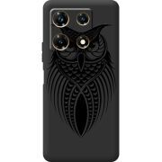 Черный чехол BoxFace Infinix Note 30 Pro 4G Owl