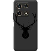 Черный чехол BoxFace Infinix Note 30 Pro 4G Deer