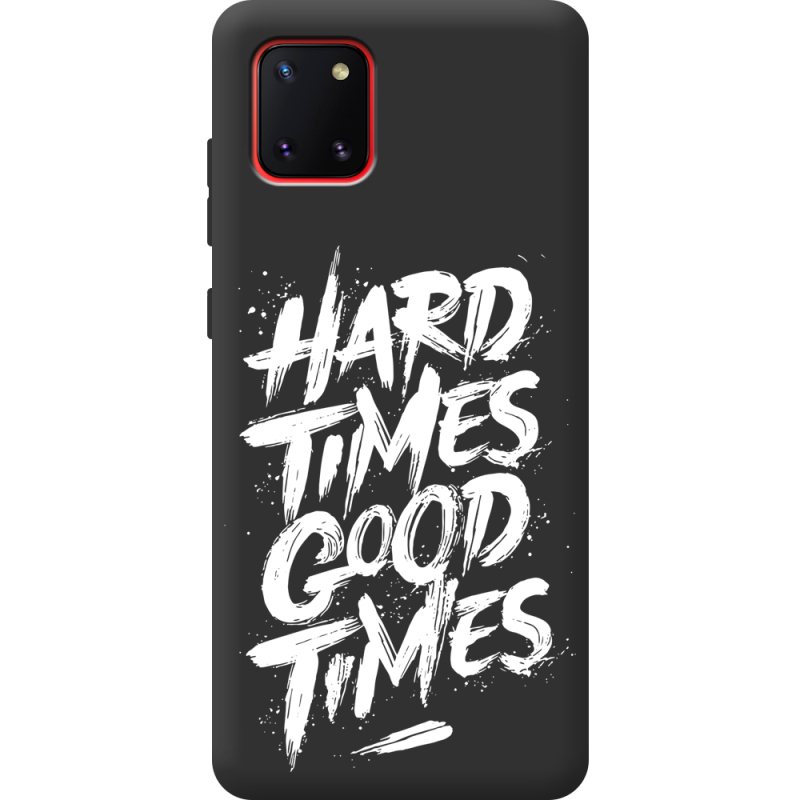 Черный чехол BoxFace Samsung N770 Galaxy Note 10 Lite Hard Times Good Times