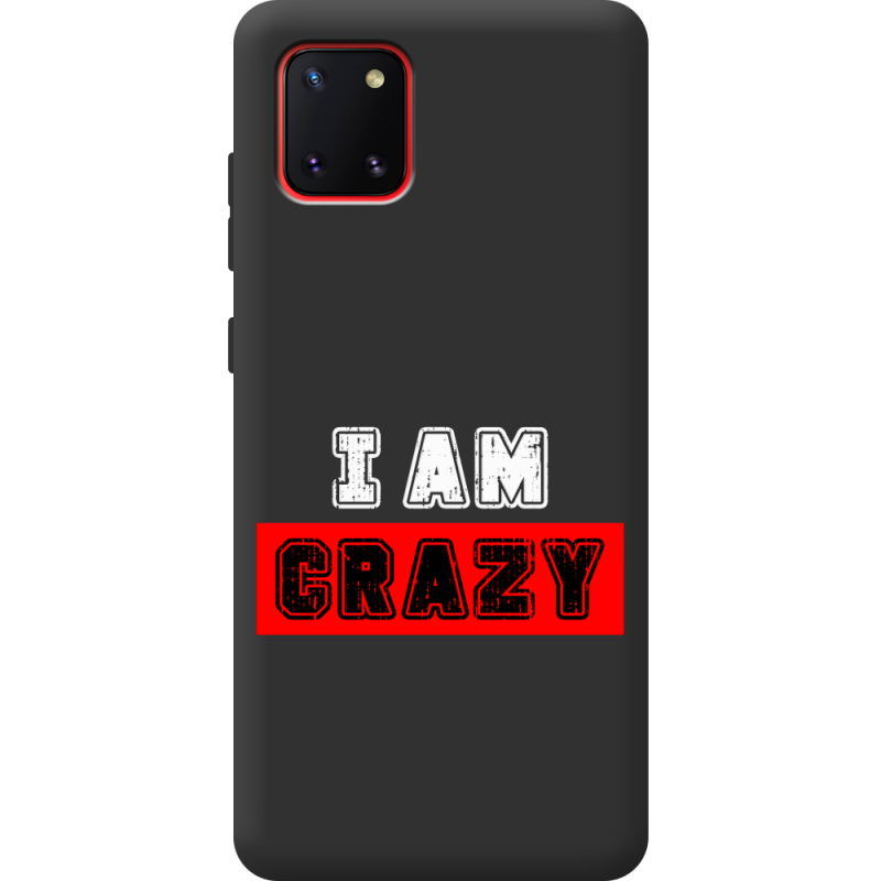 Черный чехол BoxFace Samsung N770 Galaxy Note 10 Lite I'm Crazy