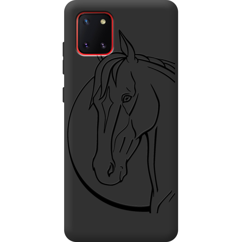 Черный чехол BoxFace Samsung N770 Galaxy Note 10 Lite Horse