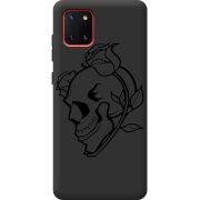 Черный чехол BoxFace Samsung N770 Galaxy Note 10 Lite Skull and Roses