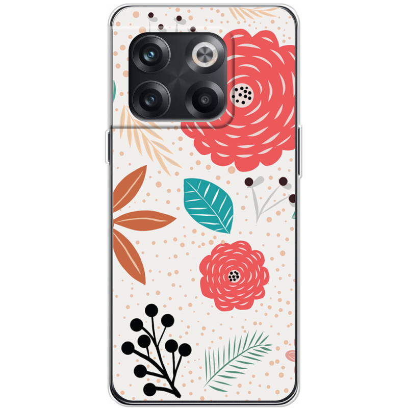 Чехол BoxFace OnePlus 10T Line Flowers