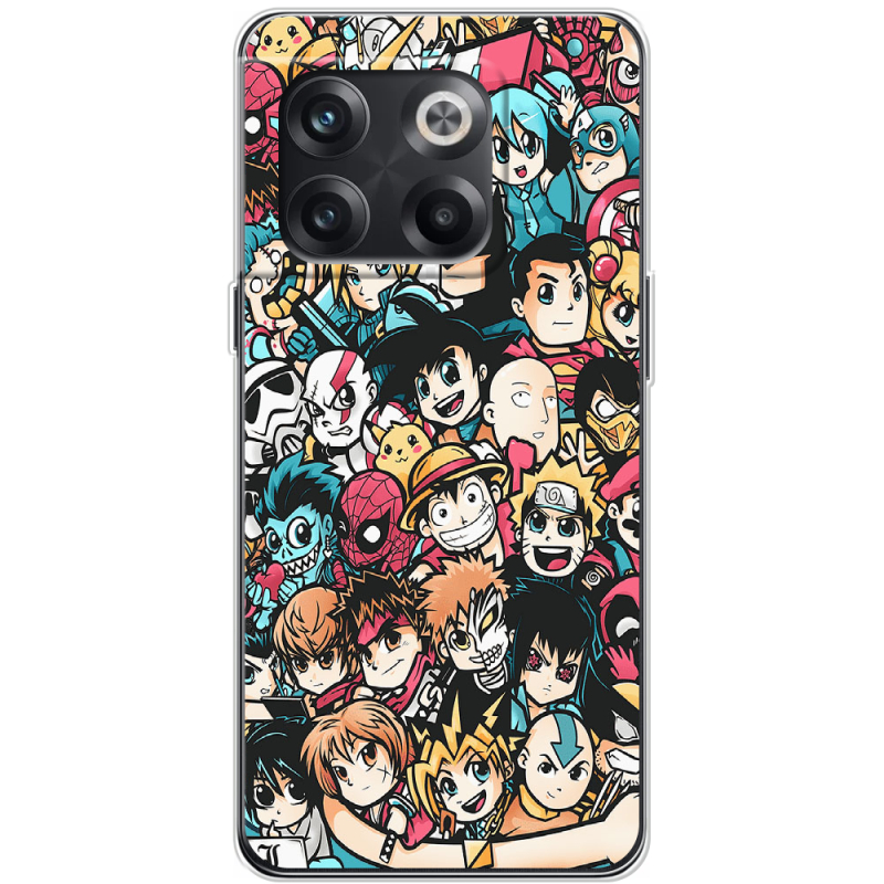 Чехол BoxFace OnePlus 10T Anime Stickers