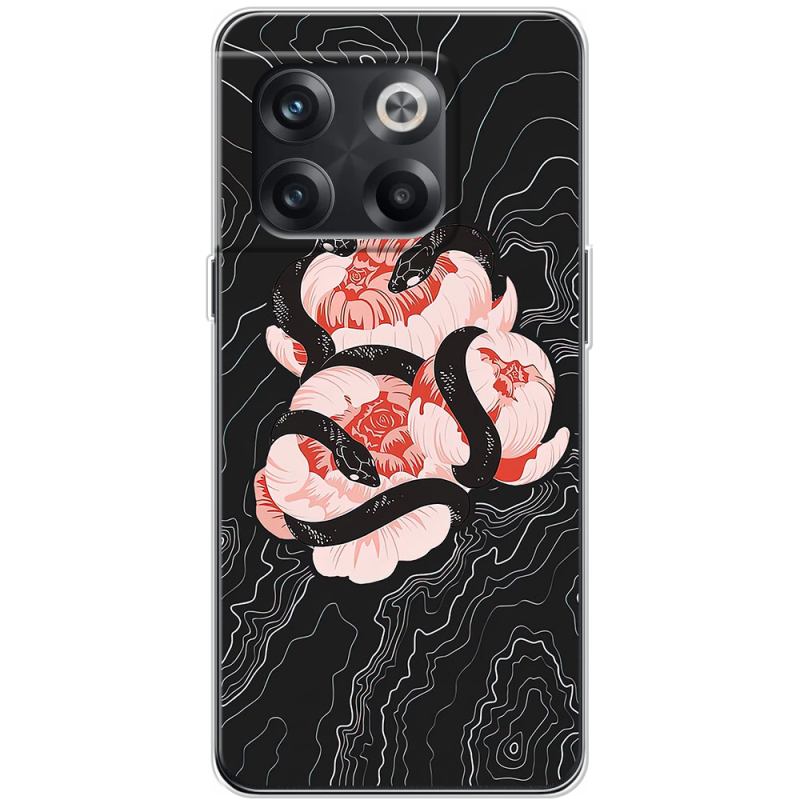 Чехол BoxFace OnePlus 10T Snake Rose