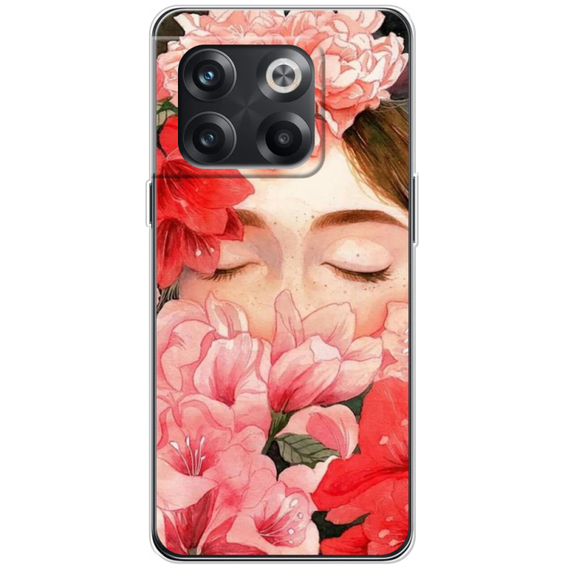 Чехол BoxFace OnePlus 10T Girl in Flowers