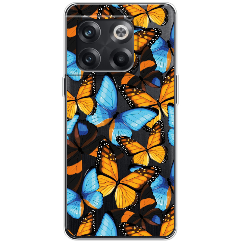 Прозрачный чехол BoxFace OnePlus 10T Butterfly Morpho